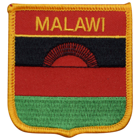 Malawi Patch - Africa, Nyasaland, Lilongwe, Blantyre, Mzuzu 2.75" (Iron on) - Patch Parlor