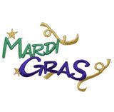 Mardi Gras Applique Patch - New Orleans, Louisiana Badge 4" (Iron on) - Patch Parlor