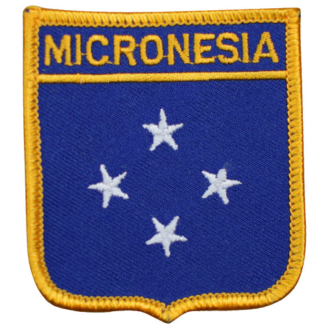 Micronesia Patch - Oceania, Caroline, Gilbert, Mariana, Marshall 2.75" (Iron on) - Patch Parlor