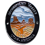 Monument Valley Walking Stick Medallion - Utah, Arizona, Colorado Plateau, Navajo Souvenir - Patch Parlor