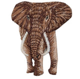 Elephant Applique Patch - Animal, Zookeeper Badge 2.5" (Iron on) - Patch Parlor