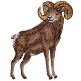 Ram Applique Patch - Big Horned Sheep, Animal Badge 2.5" (Iron on) - Patch Parlor