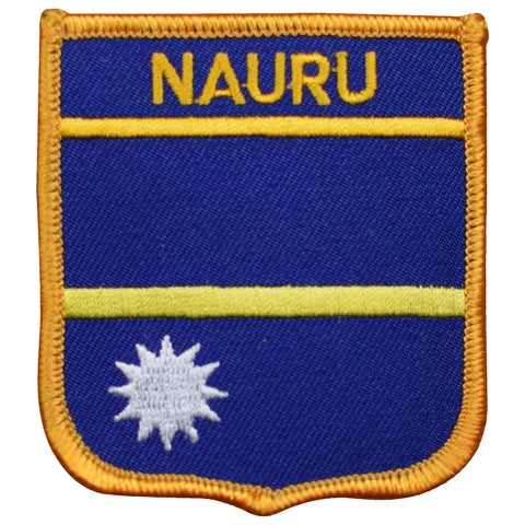 Nauru Patch - Pleasant Island, Micronesia, Yaren, Denigomodu 2.75" (Iron on) - Patch Parlor