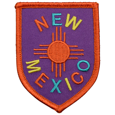 New Mexico Patch - State Flag, Santa Fe, Albuquerque 3.25 (Iron on)