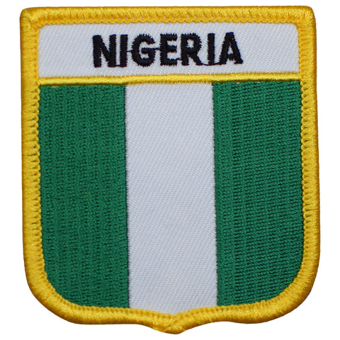 Nigeria Patch - West Africa, Gulf of Guinea, Abuja, Lagos 2.75" (Iron on) - Patch Parlor