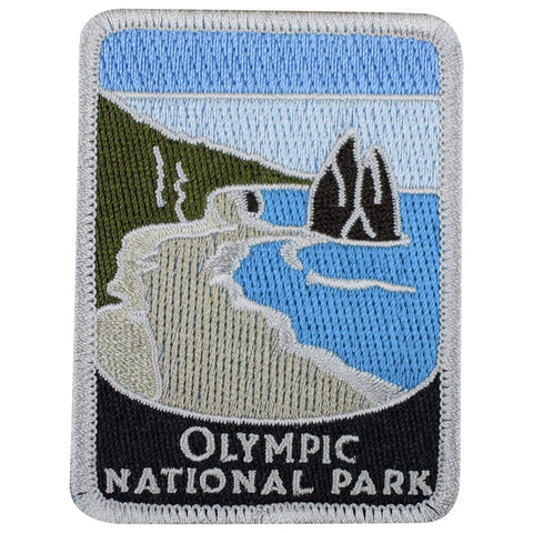 Olympic National Park Patch - La Push Beach, Washington Badge 3" (Iron on)
