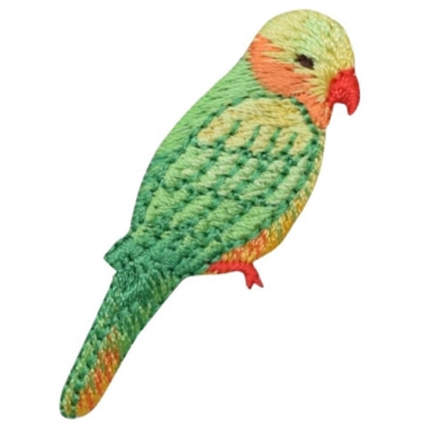 Parrot Applique Patch - Yellow Headed Amazon Bird 2-1/8" (Iron on) - Patch Parlor