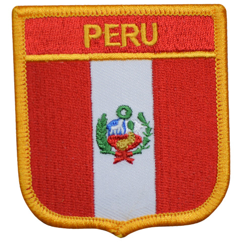 Peru Patch - Lima, Andes Mountains, Amazon River, Lake Titicaca 2.75" (Iron on) - Patch Parlor