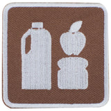 Picnic Area Patch - Embroidered Park Sign Badge 2" (Iron On)