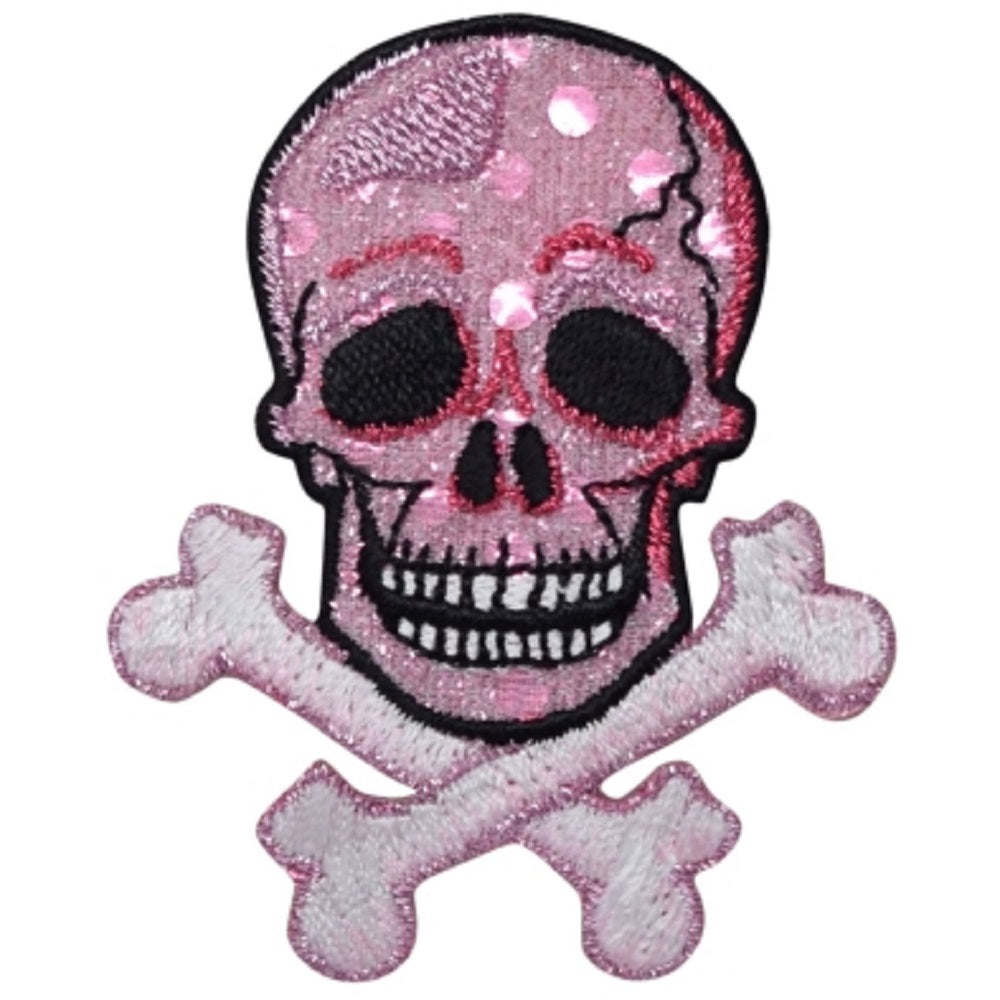 pink skull drawing