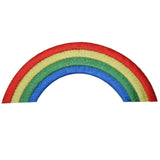 Rainbow Applique Patch - Colorful, Happy Badge 3.5" (Iron on) - Patch Parlor