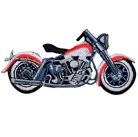 Motorcycle Red Black Iron-On Patch – Kerena Nicole LLC