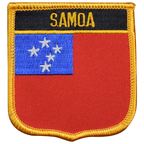 Samoa Patch - Polynesian, Savai'i, Upolu, Manono, Apolima, Apia 2.75" (Iron on) - Patch Parlor