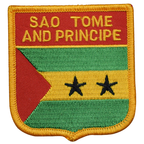 Sao Tome and Principe Patch - Gulf of Guinea, Central Africa 2.75" (Iron on) - Patch Parlor
