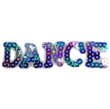 Dance Applique Patch - Sequin Dancing Badge 3" (Iron on) - Patch Parlor