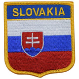 Slovakia Patch - Bratislava, Košice, Slovak, Central Europe 2.75" (Iron on) - Patch Parlor