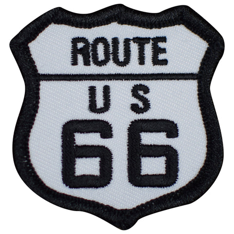 Route 66 Patch - Small Rt. 66 Badge 2" (Iron on)