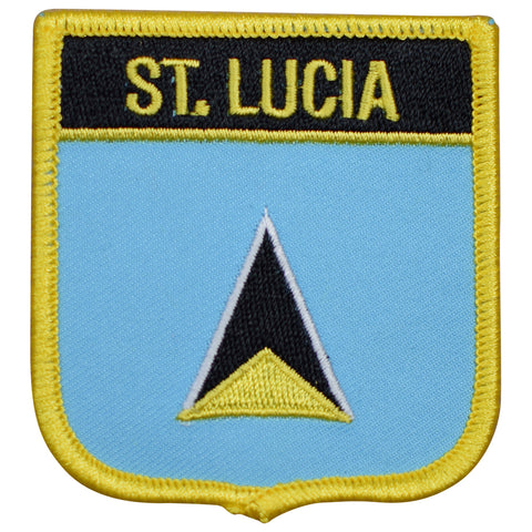 St. Lucia Patch - Castries, Caribbean Badge 2.75" (Iron on) - Patch Parlor