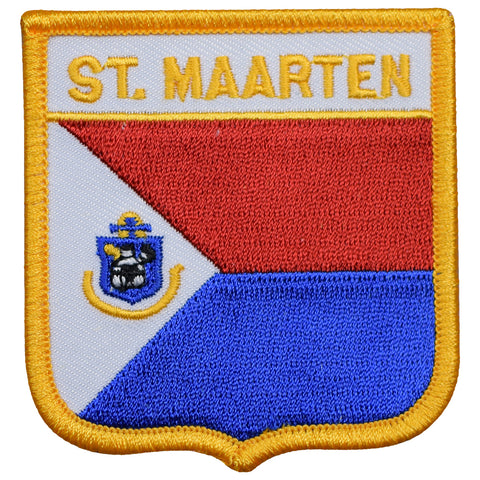 St. Maarten Patch - Netherlands, Dutch Caribbean, Philipsburg 2.75" (Iron on) - Patch Parlor