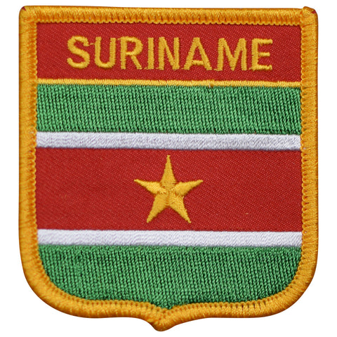Suriname Patch - Paramaribo, South America, Atlantic Ocean 2.75" (Iron on) - Patch Parlor