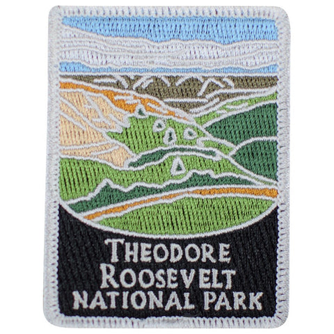 Theodore Roosevelt National Park Patch - North Dakota Badge 3" (Iron on)