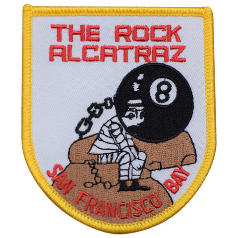 Alcatraz Patch - The Rock, San Francisco, California Badge 3-3/8" (Iron on) - Patch Parlor
