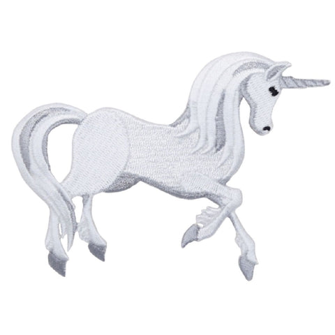 Unicorn Applique Patch - Magical Creature, Fantasy Badge 3.75" (Iron on) - Patch Parlor