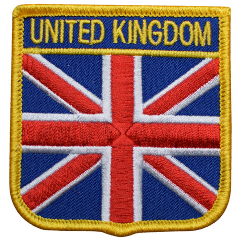 United Kingdom Patch - England Scotland Wales Northern Ireland 2.75" (Iron on) - Patch Parlor