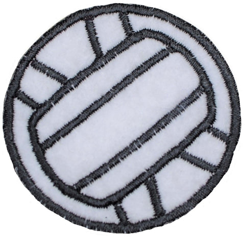 Volleyball Applique Patch - Sports Ball, Athletic Badge 1-3/4" (Iron on) - Patch Parlor