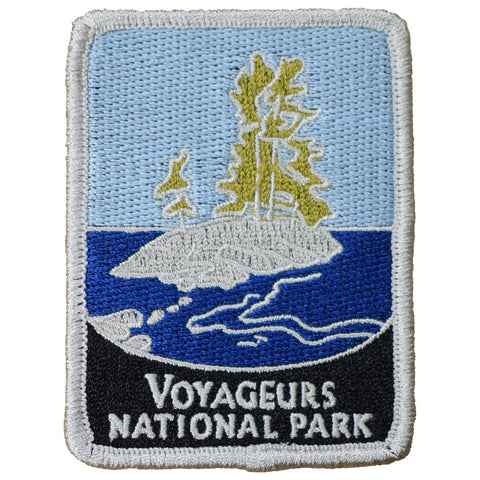 Voyageurs National Park Patch - Minnesota, Rainy Lake, Ash River 3" (Iron on)