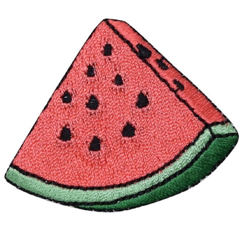 Watermelon Applique Patch - Food, Fruit, Melon, BBQ, Tailgate Badge 2" (Iron on) - Patch Parlor