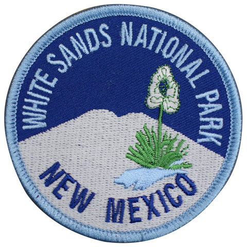 White Sands National Park Patch - New Mexico, NM Badge 3" (Iron on) - Patch Parlor