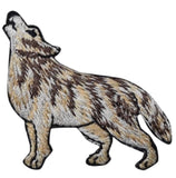 Wolf Applique Patch - Howling, Coyote, Animal Badge 2" (Iron on) - Patch Parlor