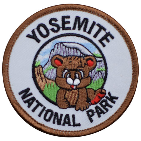 Yosemite National Park Patch - California, Half Dome, Bear 3" (Iron on) - Patch Parlor