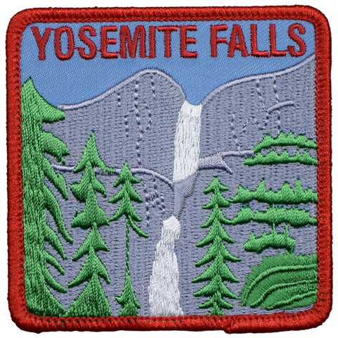 Yosemite Falls Patch - California, Yosemite National Park Badge 3" (Iron on) - Patch Parlor
