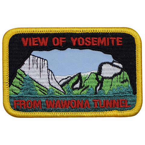 Yosemite National Park Patch - Wawona Tunnel, California Badge 3.5" (Iron on) - Patch Parlor