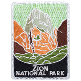 Zion National Park Patch - Embroidered Utah Badge 2-7/8" (Iron On)