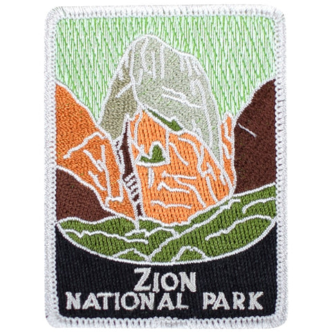 Zion National Park Patch - Springdale, Virgin River, Mojave, Utah 3" (Iron on)